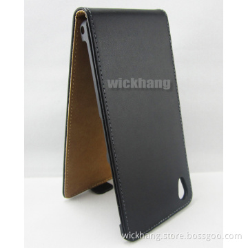 Genuine Real Leather Flip up Down Case for Sony Xperia Z2 (P-CSON009)